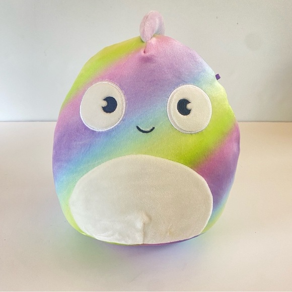 SQUISHMALLOWS | Honeydew the Chameleon Lizard Rainbow 8” #749 Jazwares - Picture 1 of 9